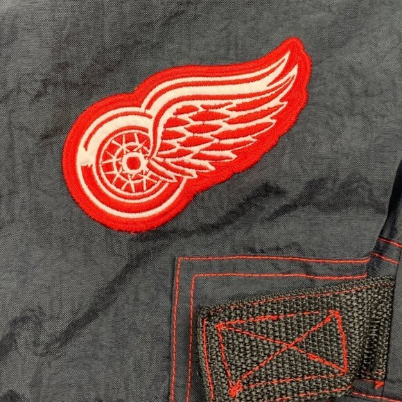 Champion Vintage NHL Detroit Red Wings Logo Embroidered Jacket Men's Size 2XL - Picture 6 of 14